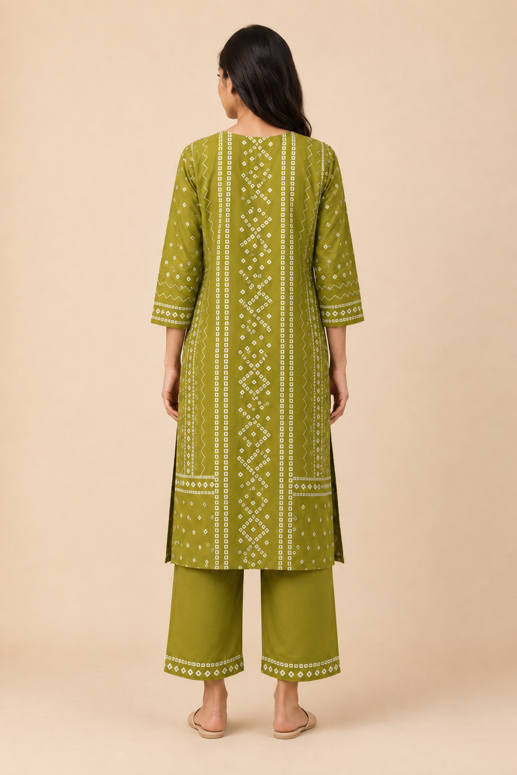 Bandhani Print Women’s Rayon Co-ord Set