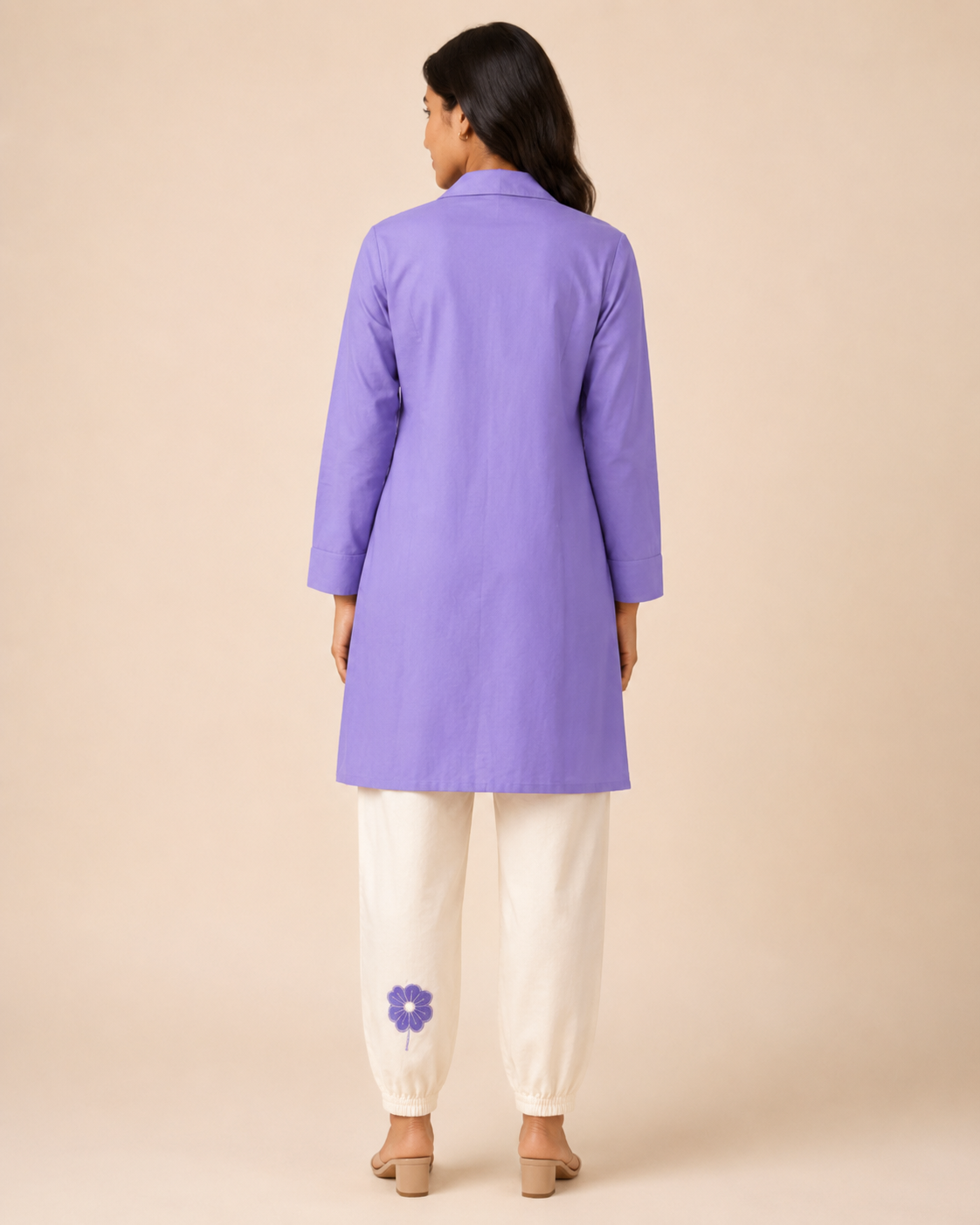 Pure Cotton Women’s Co-ord Set – Shirt & Pants