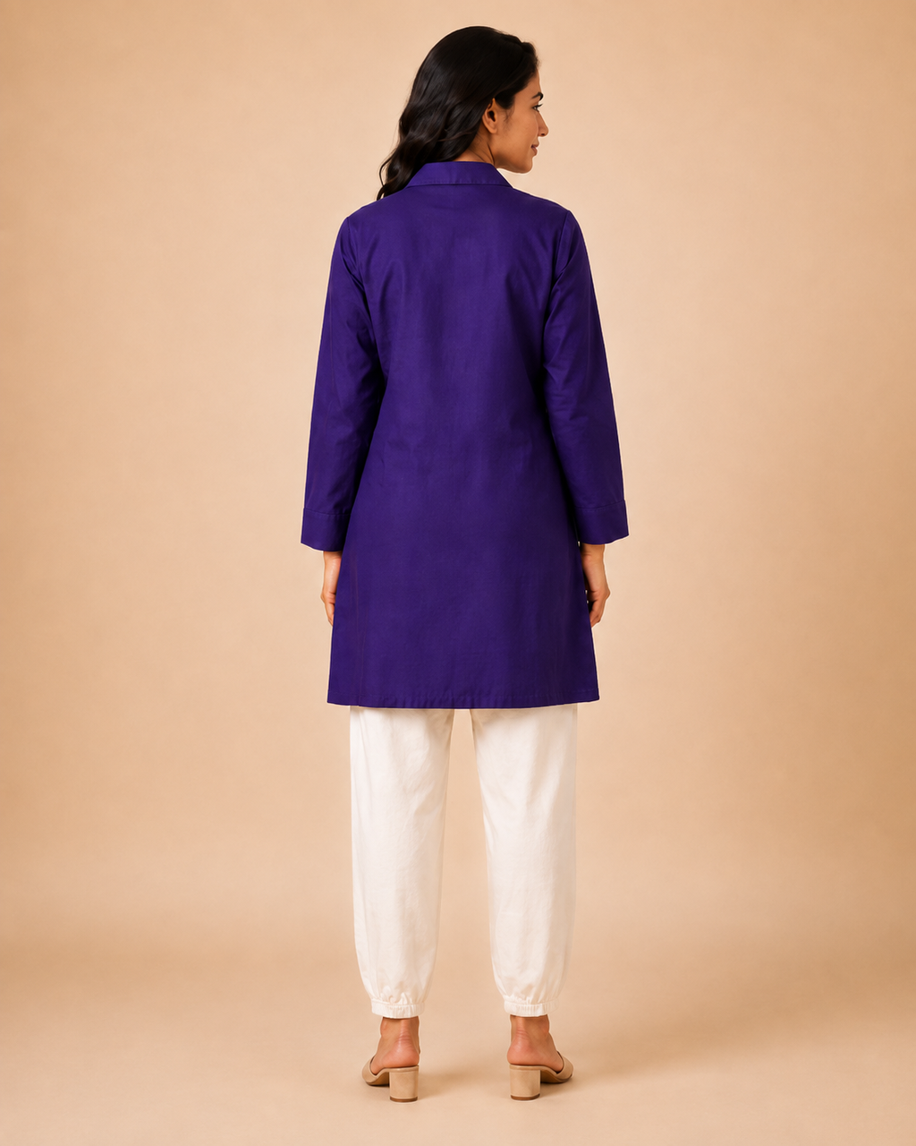 Pure Cotton Women’s Co-ord Set – Shirt & Pants